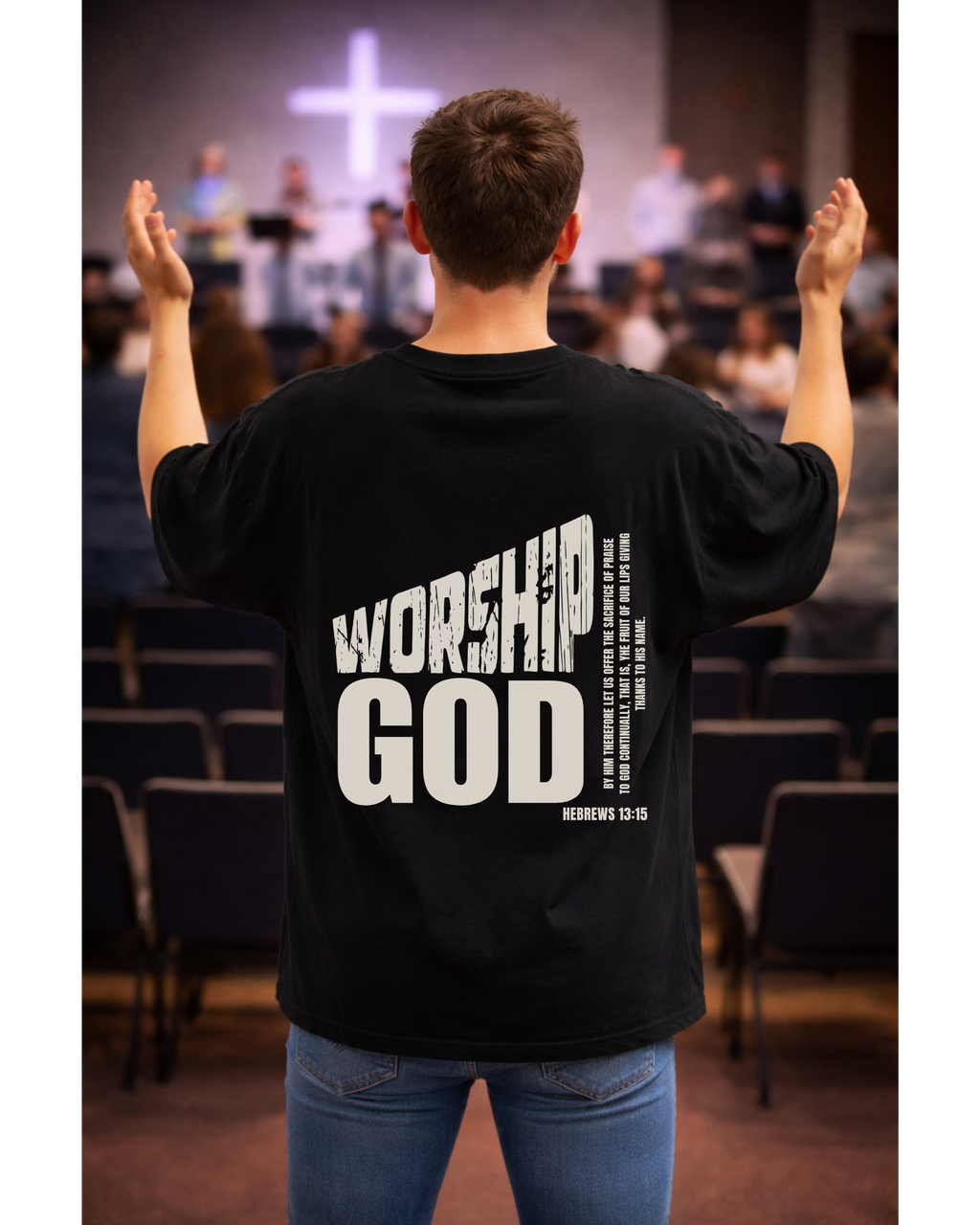 WORSHIP GOD BLACK