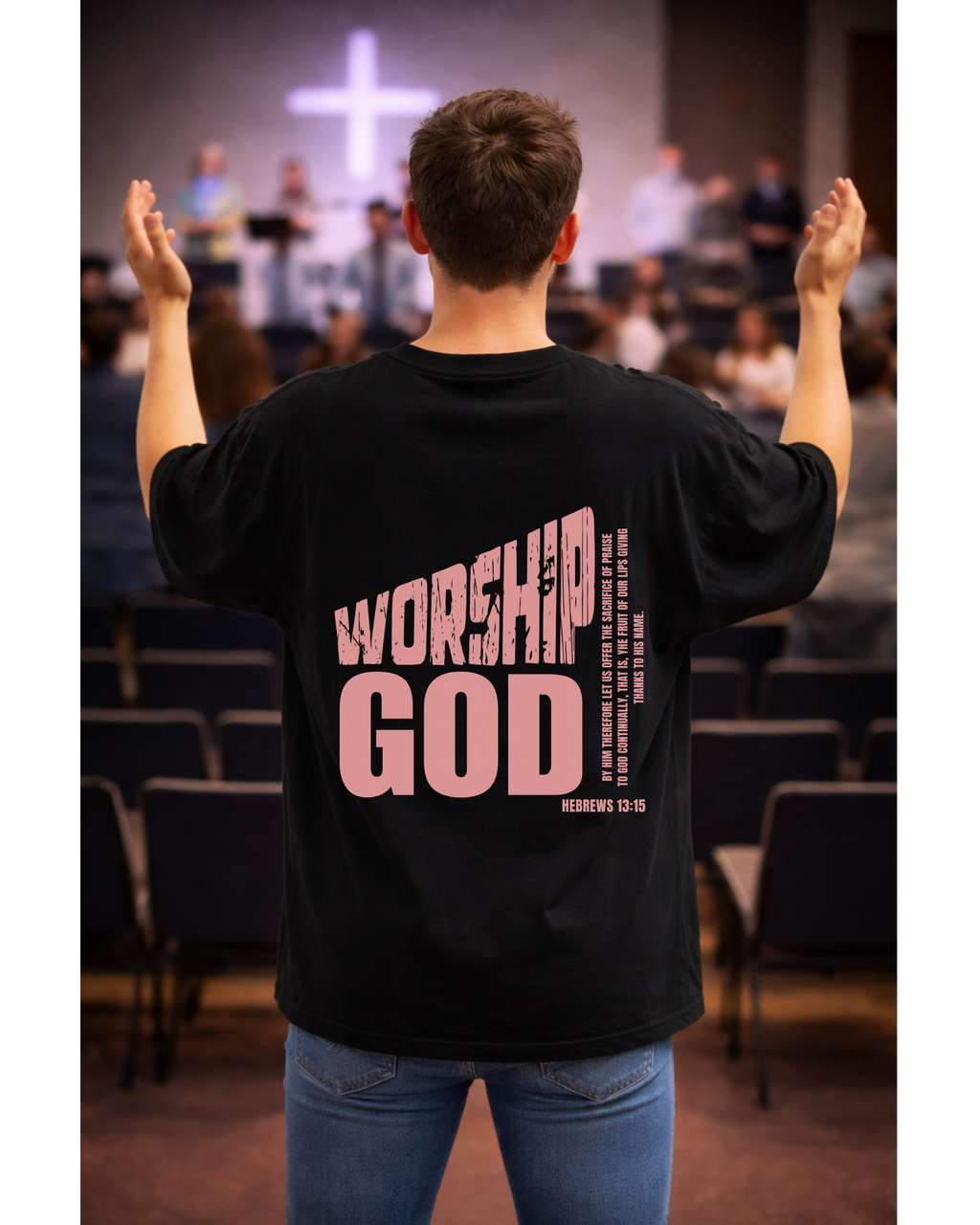 WORSHIP GOD BLACK