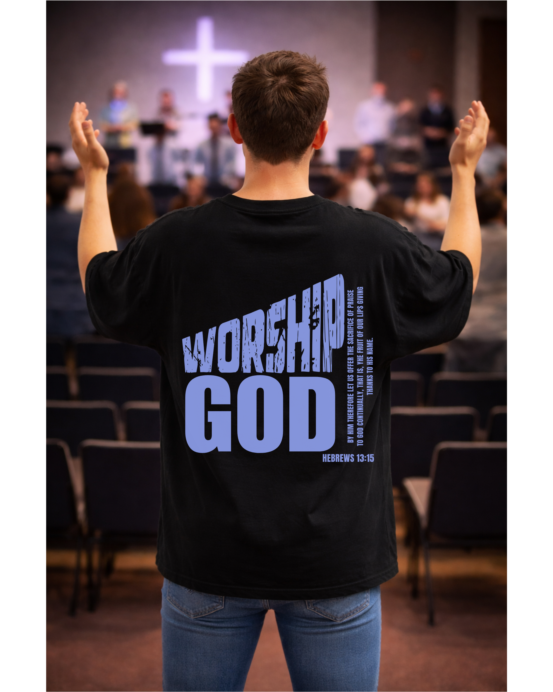WORSHIP GOD BLACK