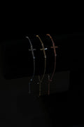 DIAMOND STONE & CROSS BRACELET