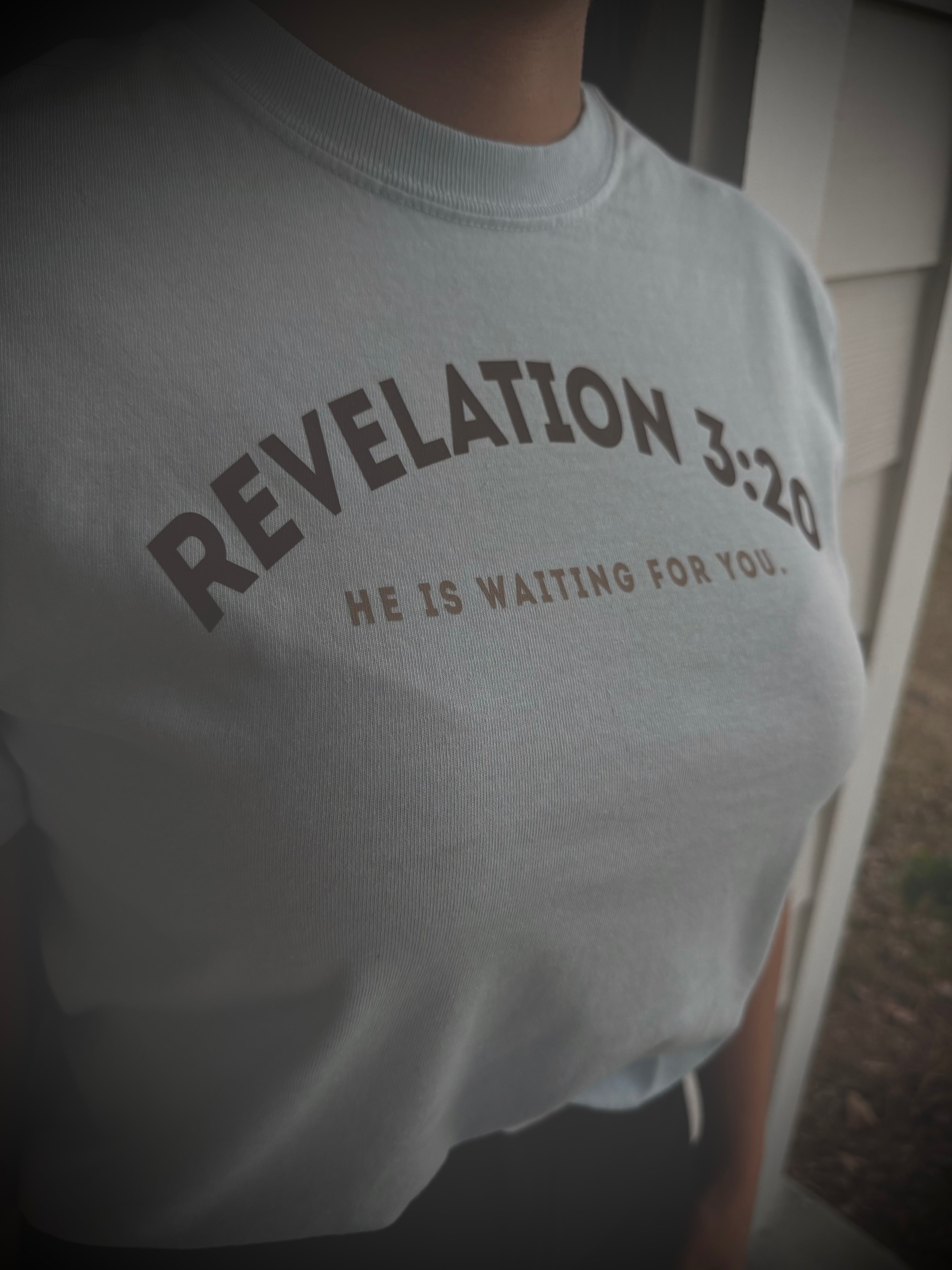 REVELATION 3:20 CROP TOP